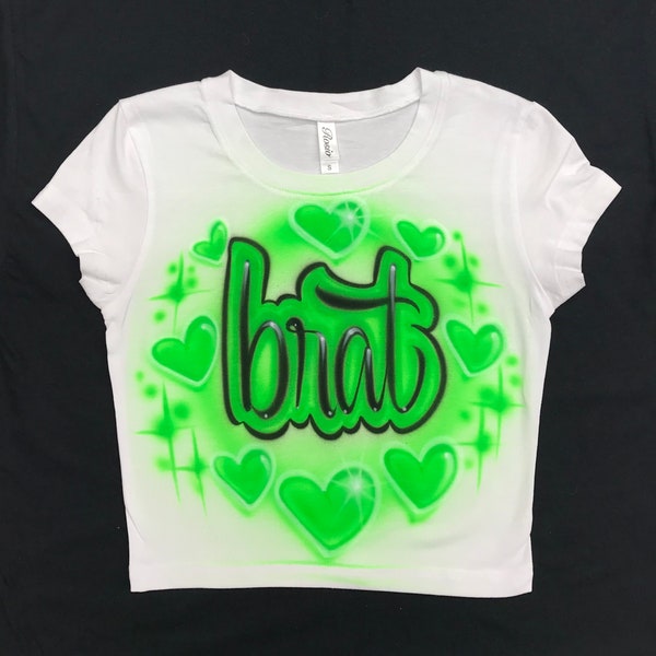 Airbrush Crop Top Etsy