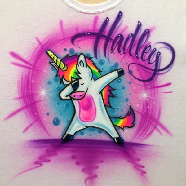 Airbrushed Shirt Etsy