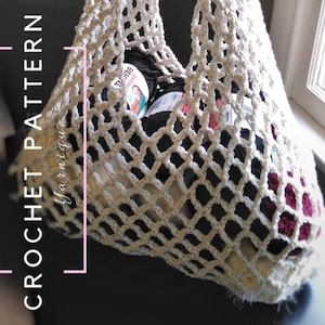 CROCHET PATTERN | Seamless Bento Bag | Easy Crochet Pattern | Beginner Crochet Pattern | Easy Crochet Beach Bag Pattern | Yarnique