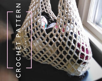 CROCHET PATTERN | Seamless Bento Bag | Easy Crochet Pattern | Beginner Crochet Pattern | Easy Crochet Beach Bag Pattern | Yarnique