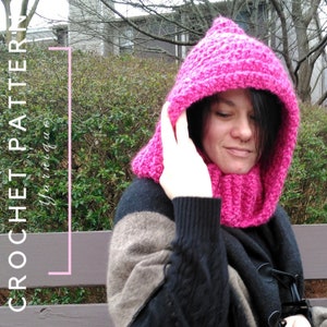 CROCHET PATTERN | Woodlands Faerie Hood | Hooded Cowl | Crochet Hooded Cowl | Crochet Hood | Easy Crochet Pattern | Yarnique