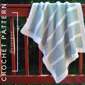 CROCHET PATTERN | Winter Dreams Baby Blanket | Crochet Blanket Pattern | Easy Crochet Pattern | Crochet Baby Blanket | Yarnique