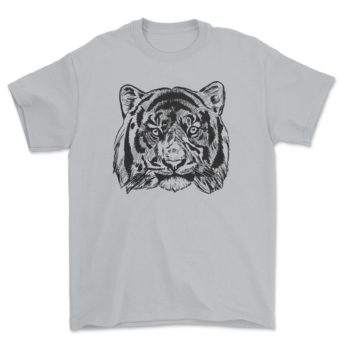 Herren T-shirt Bedruckt Mit Motiv tiger Bedruckt Im - Etsy