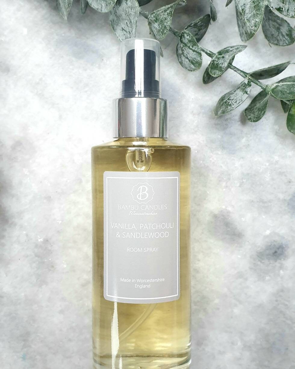 Vanilla Patchouli & Sandalwood Room Spray Luxury Room Spray Etsy