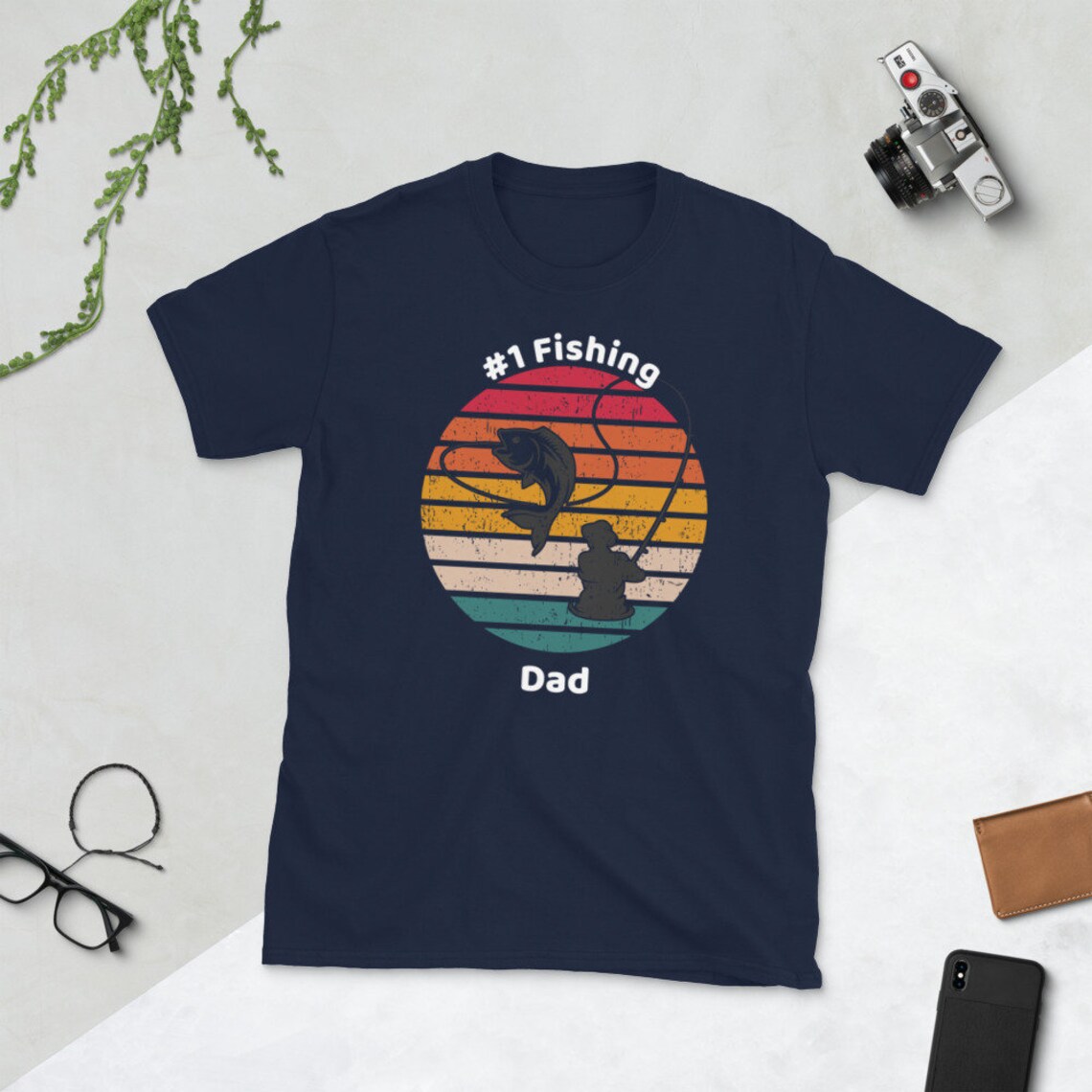 Fisherman 1 Fishing Dad Fishing Graphic Tee Shirt Present ...