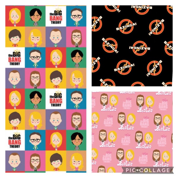 Big Bang Theory fat quarters