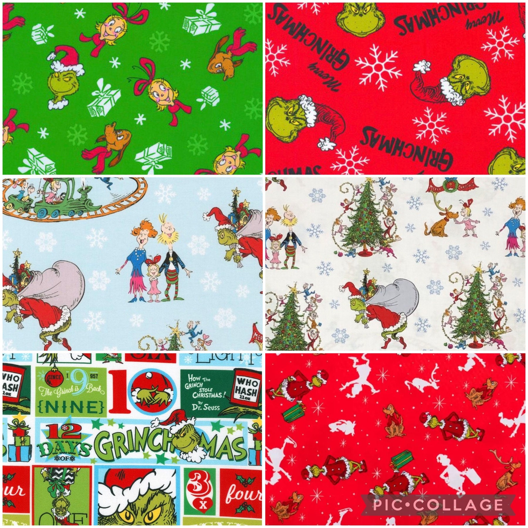 Dr. Seuss Grinch Christmas Tree Skirt – 48" Merry Grinchmas, Fringe & Ribbon Tie
