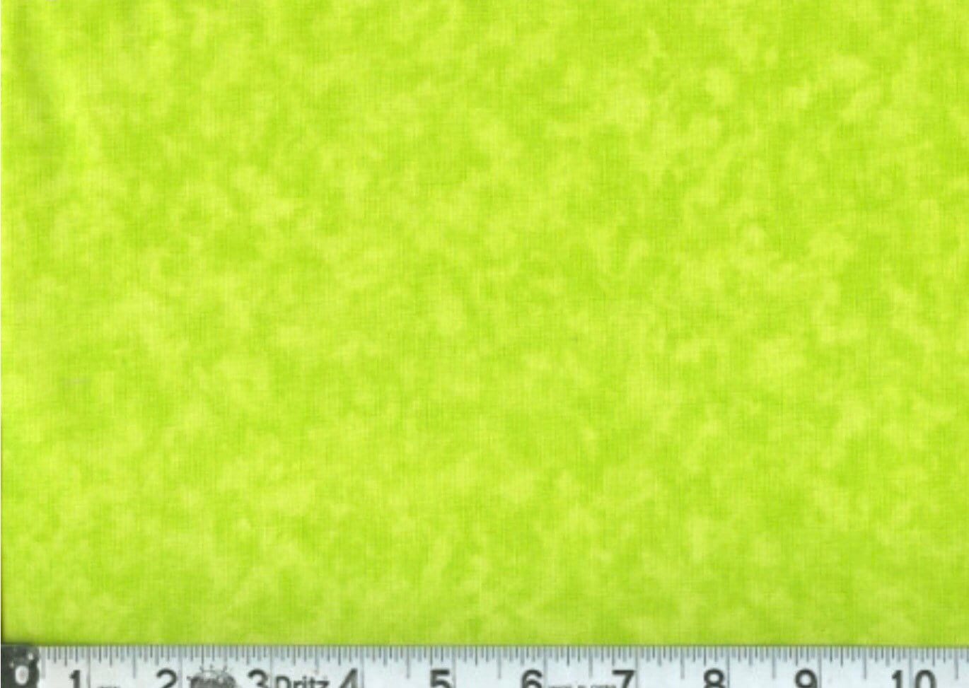 Bright Lime Green Blender Fabric by the Yard or 1/2 Yard Etsy