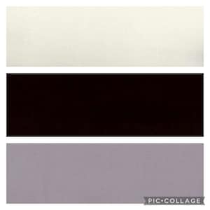 Solid Neutral Natural Black White Gray Fabric By The 1/2 yard
