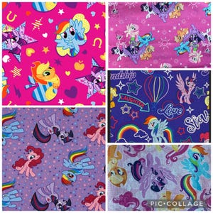 My Little Pony tv movie cartoon 90s fat quarters Childrens kids television