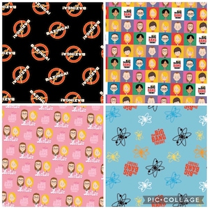 Big Bang Theory fat quarters