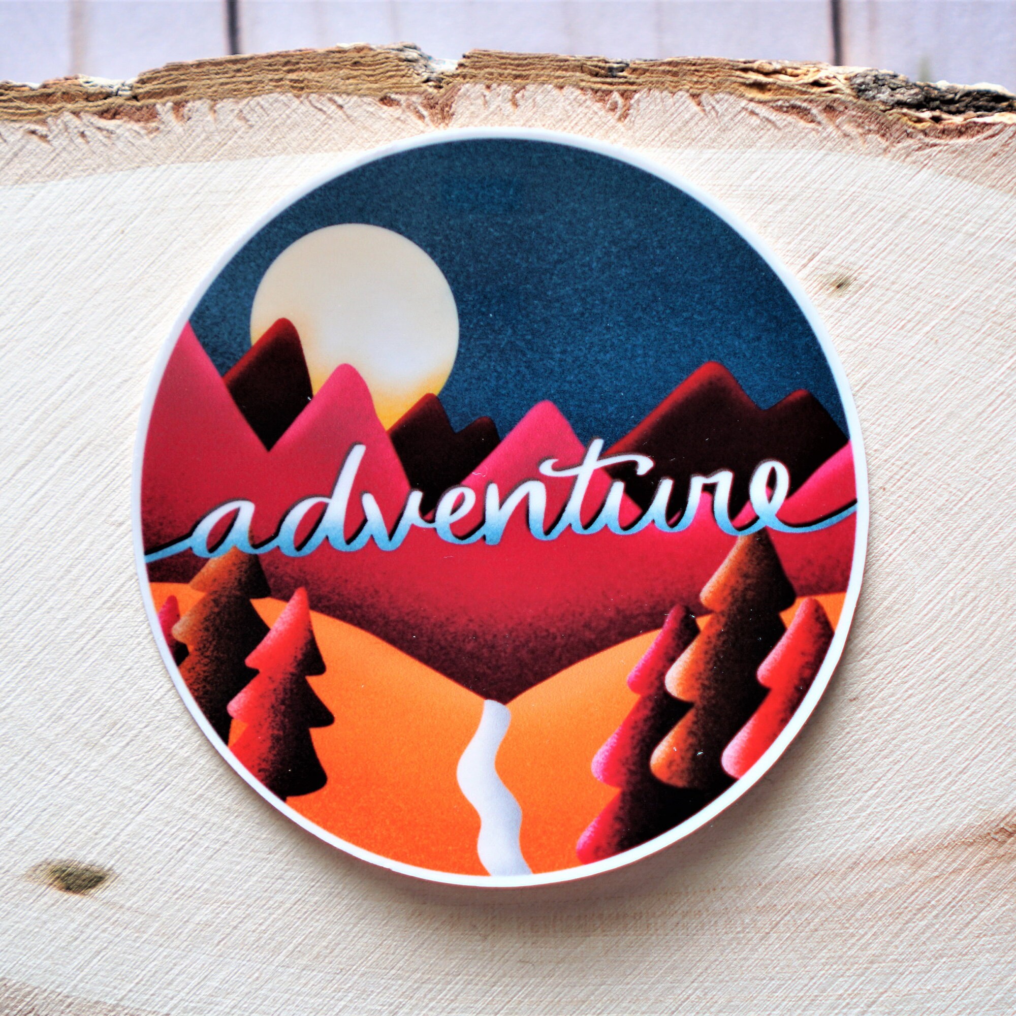 Adventure Sticker Pack Camper Sticker Pack Set of 5 Stickers - Etsy