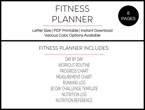 Fitness Progress Chart Template