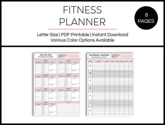 Workout Routine Chart Pdf