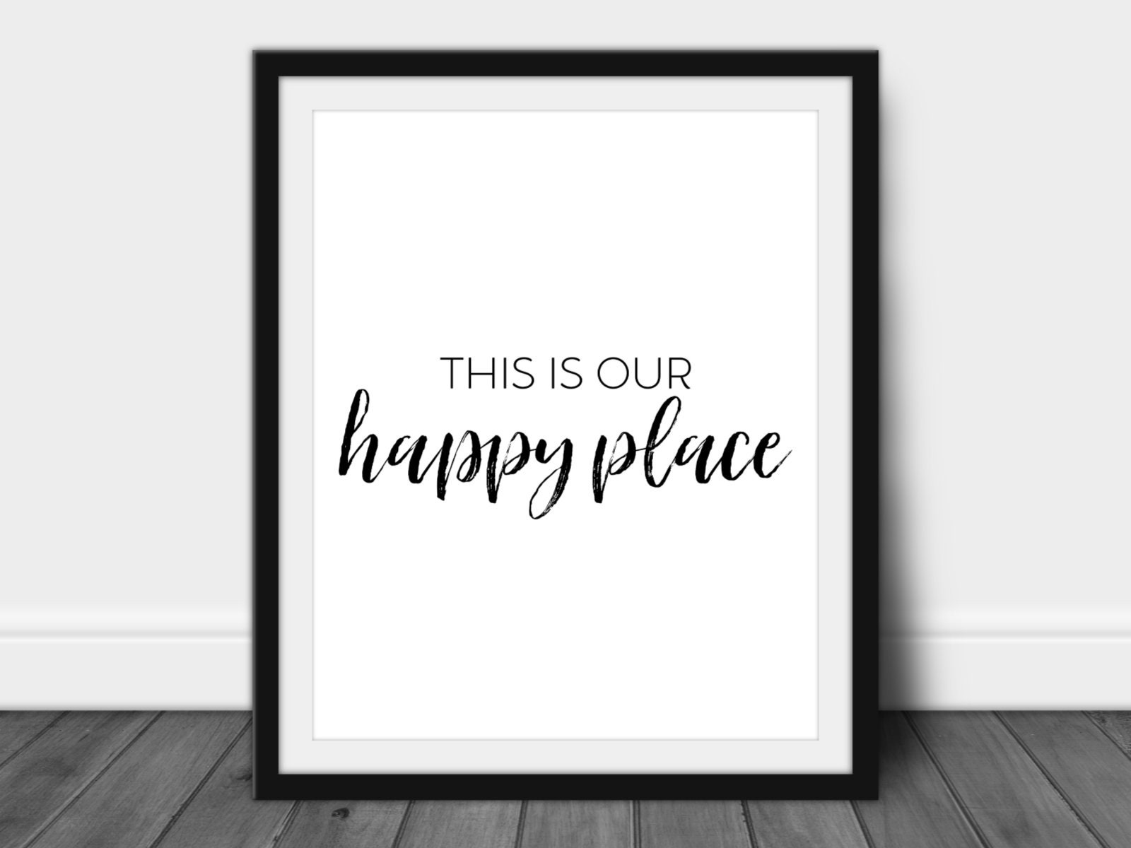 This is Our Happy Place Wall Art Printable Wall Art Home Etsy