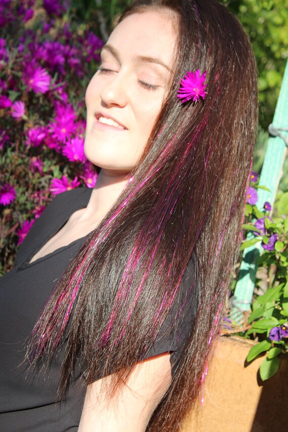 Instant Super Long Hair Tinsel Tape In Extensions Hundreds Etsy