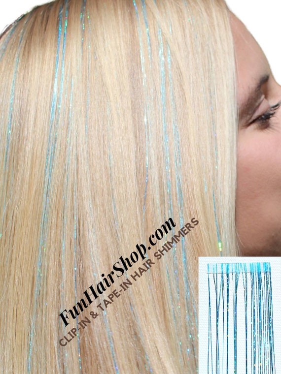 Buy Hair Tinsel Fairy Hair Stylist Salon Starter Pack 80 Tinsel Extension  Weft Strips. 2000 Glittery Sparkle Strands Remove, Reuse, Heat 400 Online  in India 