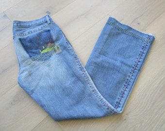 embroidered jeans canada