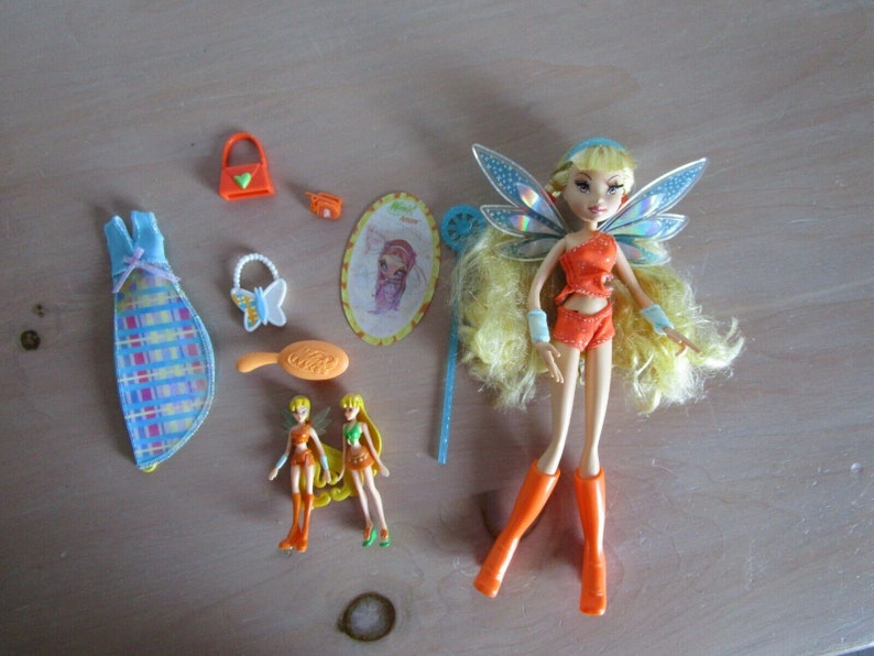 Vintage 2000s Winx Club STELLA Doll Original Accessories Etsy