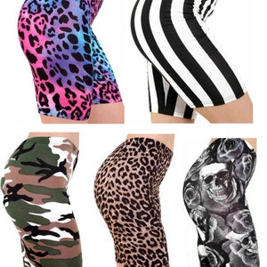 Ladies Trendy Faux Leather Animal Crocodile Print Wet Look High Waisted  Disco Shinny Leggings Pant 