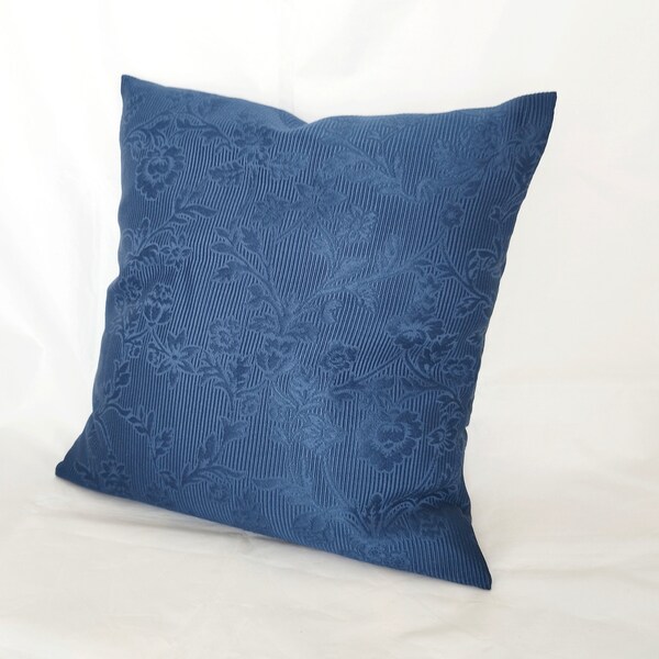Pillowcase 40 x 40 cm , Pillowcase Hotel closure, Pillowcase blue, Pillowcase royal blue, Decorative pillow flowers, Pillowcase Flowers