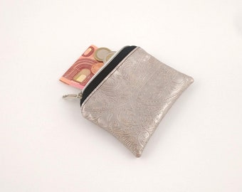 Wallet faux leather rose gold, purse faux leather, purse faux leather rose gold, small wallet, small wallet ladies