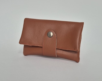 Wallet imitation leather copper, wallet imitation leather, small wallet imitation leather, wallet imitation leather copper, wallet snap fastener