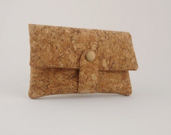Cork wallet, cork purse, small wallet, cork wallet women, wallet women, wallet man, small wallet man