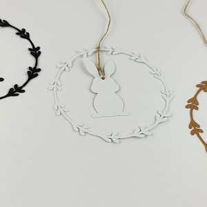 Decorazione per finestra di Pasqua, decorazione per finestra di Pasqua Coniglietto di Pasqua, carta kraft, immagine per finestra di Pasqua, immagine per finestra decorativa di Pasqua, immagine di Pasqua da appendere, coniglietto di Pasqua