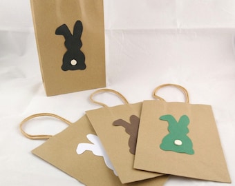 Easter bag, Easter bag, Easter bunny, paper bag, reinforced, stable, handmade, Easter gift, gift bag