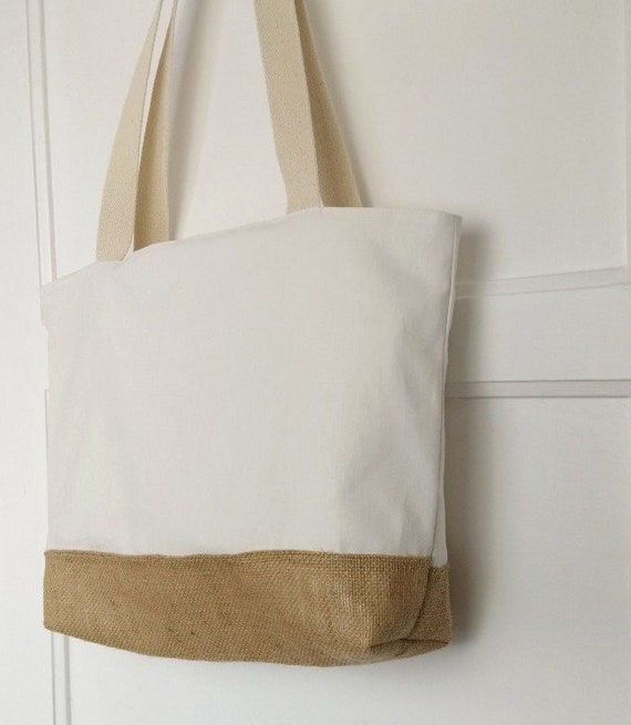 Shopper Jute Cream Carrying Bag Cream Summer Bag Jute With and Without Zipper Ladies Bag Cream Canvas With Jute Etsy Canada