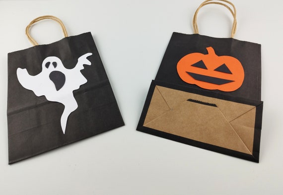 ハンドメイド ミニ紙袋 ブラックハロウィン 12枚セット 再販】ハロウィン柄のミニ紙袋① 12枚セット その他雑貨 アトリ 通販