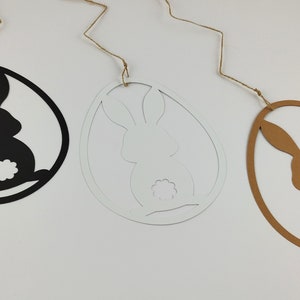Decorazione della finestra di Pasqua, immagine della finestra del coniglietto di Pasqua, carta kraft, decorazione della finestra di Pasqua, immagine della finestra da appendere, immagine della finestra del coniglietto di Pasqua carta kraft,
