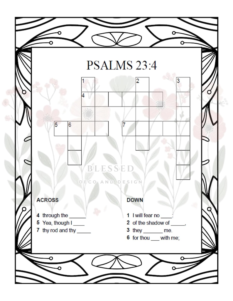 52 Printable Bible Verse Crossword Puzzles Sunday School Activity Pages 52 Printable Bible Verse Crossword Puzzles Sunday School Activity Pages