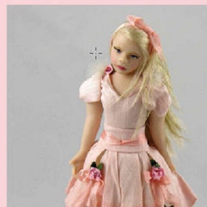 1:12 scale Miniature Doll Art Tutorial By DANA Patterns/Clothes/Hair/ & More! SWEET SONYA