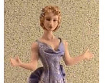 1:12 Mini Doll Dressing Made Easy Miniature CERISE Pattern ~ Tutorial By Dana-Miniature DoLL Art