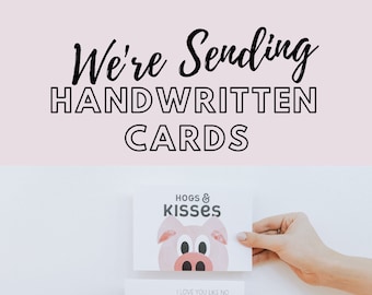 Handwritten Cards | Personalized Message Delivered Directly Snail Mail