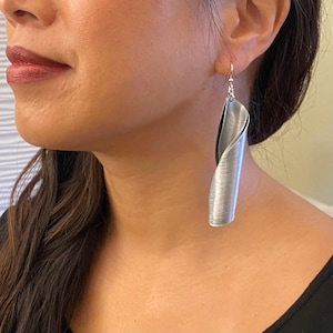 WAVE | BREAK Long Double Wave Ocean Inspired Earrings