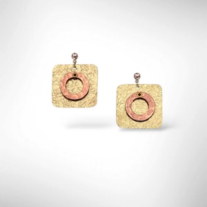 DANCE Classic Square Post Dangle Earring from the SCULPTURAL Collection