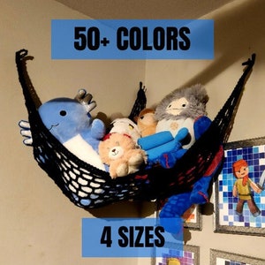 Fishnet stuffed on sale animal holder