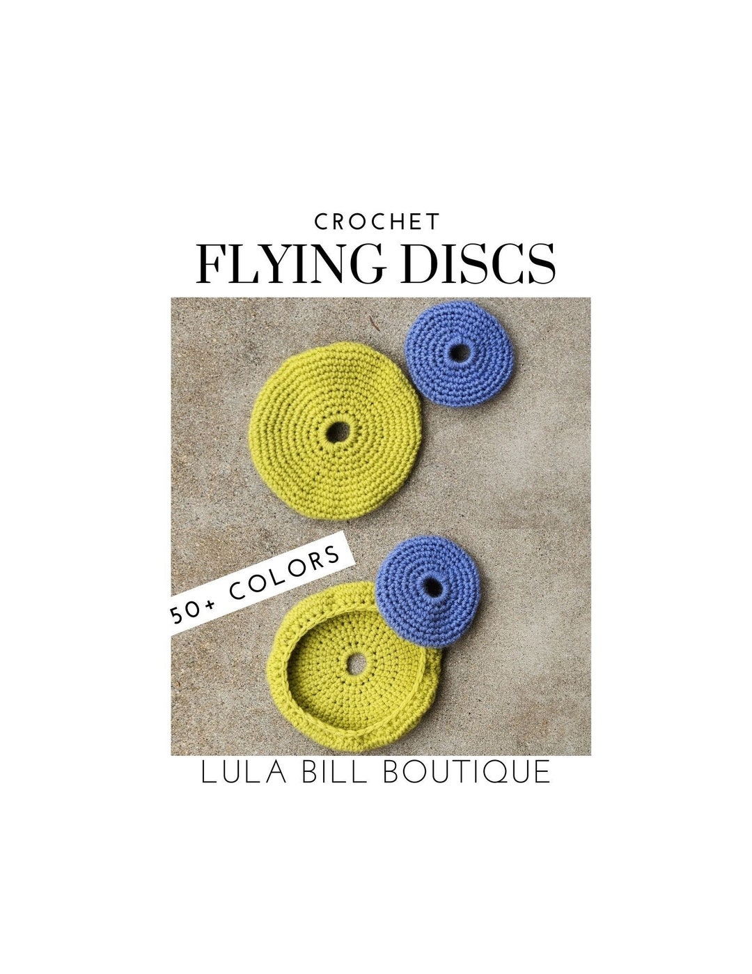 Handmade Crochet Flying Disc: Soft Gliding Toy, Custom Colors - Etsy