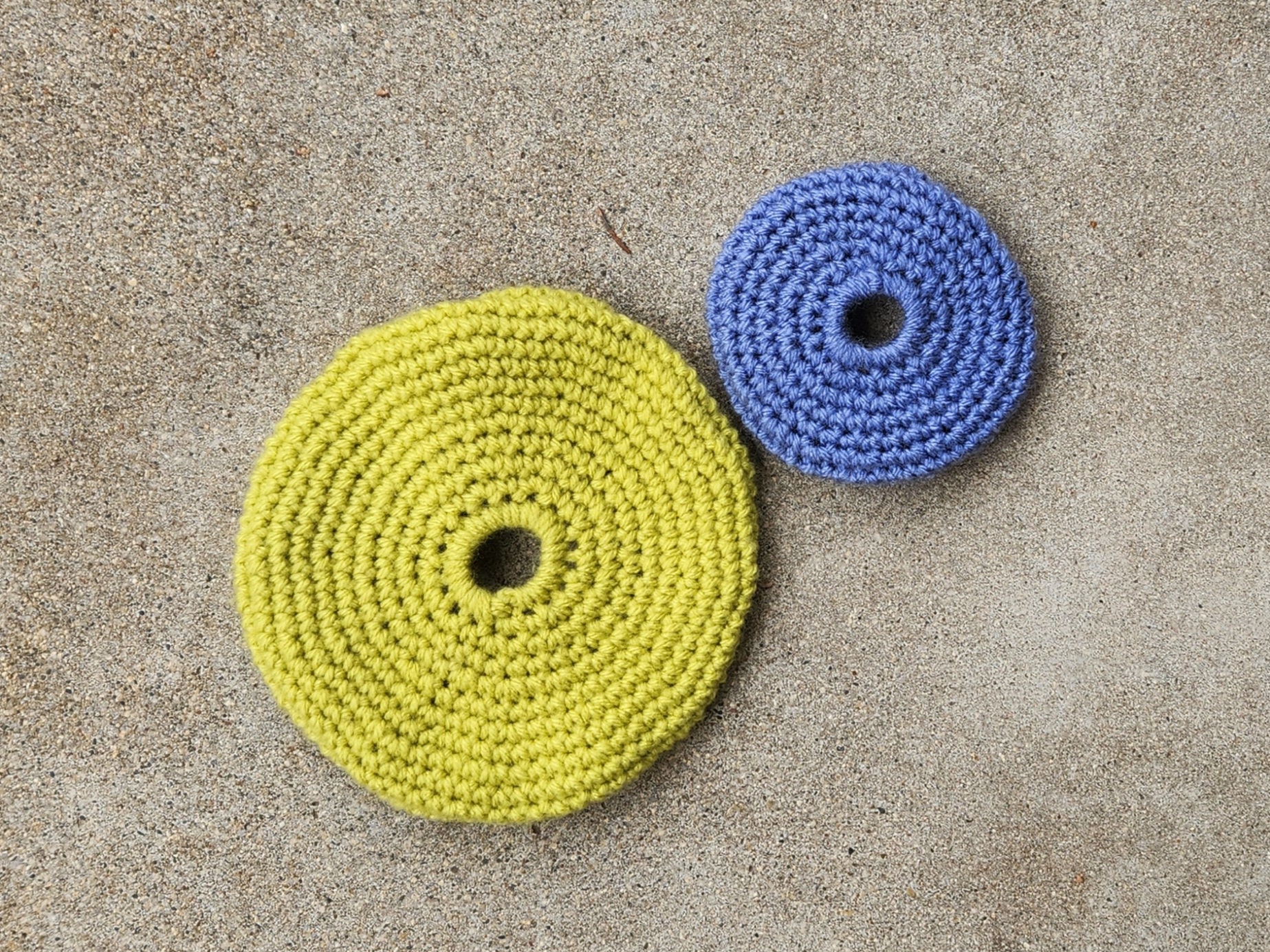 Handmade Crochet Flying Disc: Soft Gliding Toy, Custom Colors - Etsy