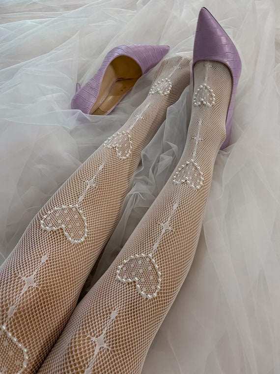 FISHNET TIGHTS WHITE