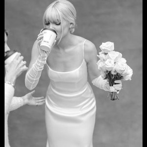 Custom Spandex Tulle Gloves with Button Detailing | Vintage Wedding Gloves | Tulle Opera Length Glove | Sheer Mesh Ruffled Long Elbow Glove