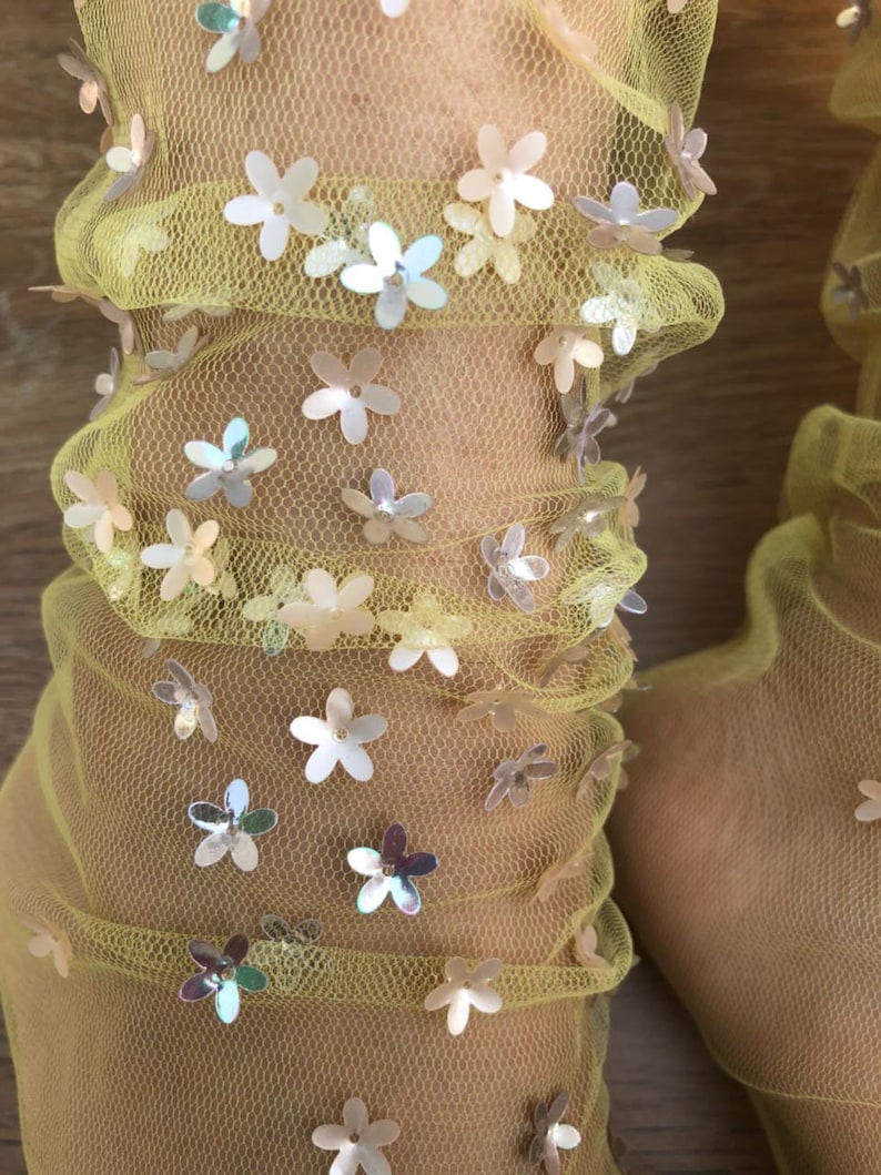 The Tulle Socks (Mustard) main image 1