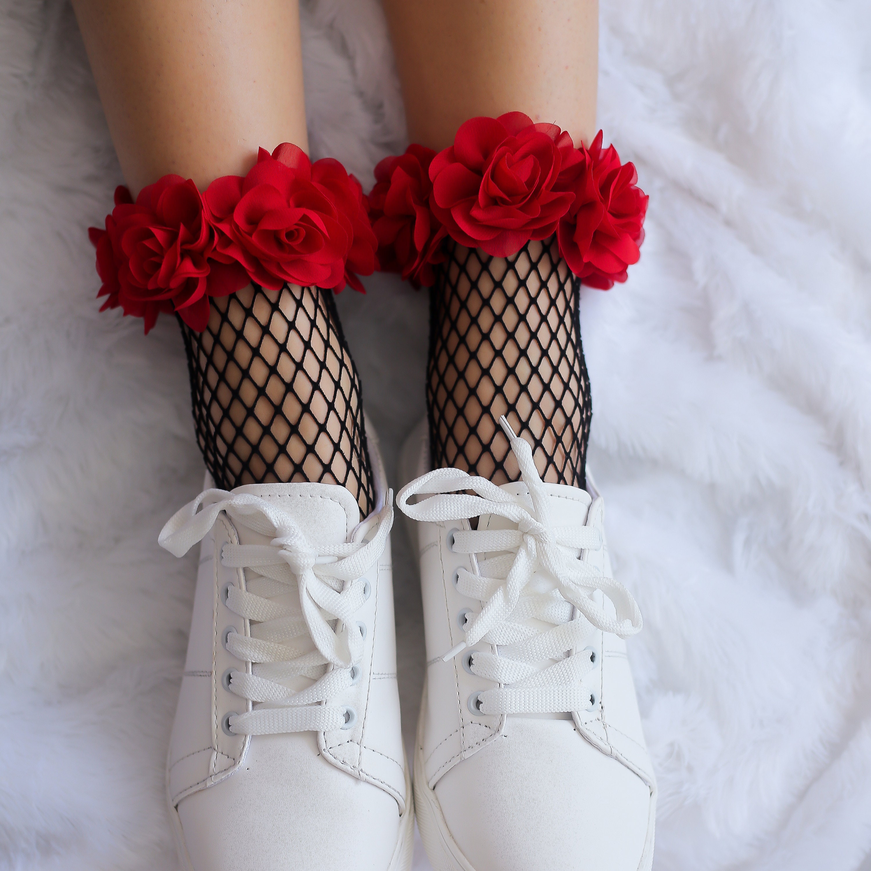 Crimson Crush Fishnet Socks Wedding Bridal Vintage Socks - Etsy