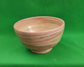 Strawberry Swirl Serving Bowl