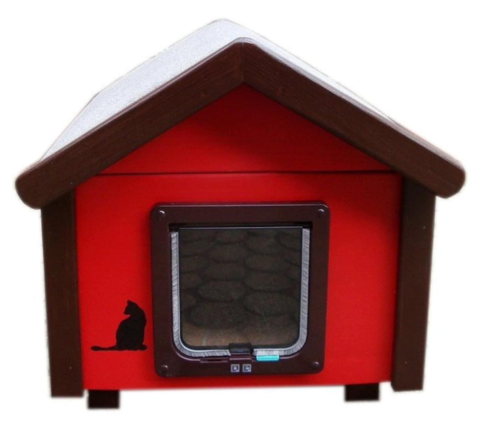 Outdoor Cat House Chinatown With Cat Flap Etsy