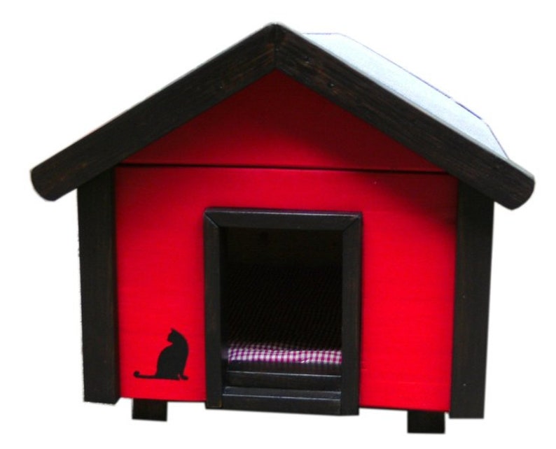 Outdoor Cat House Model Chinatown Single Etsy