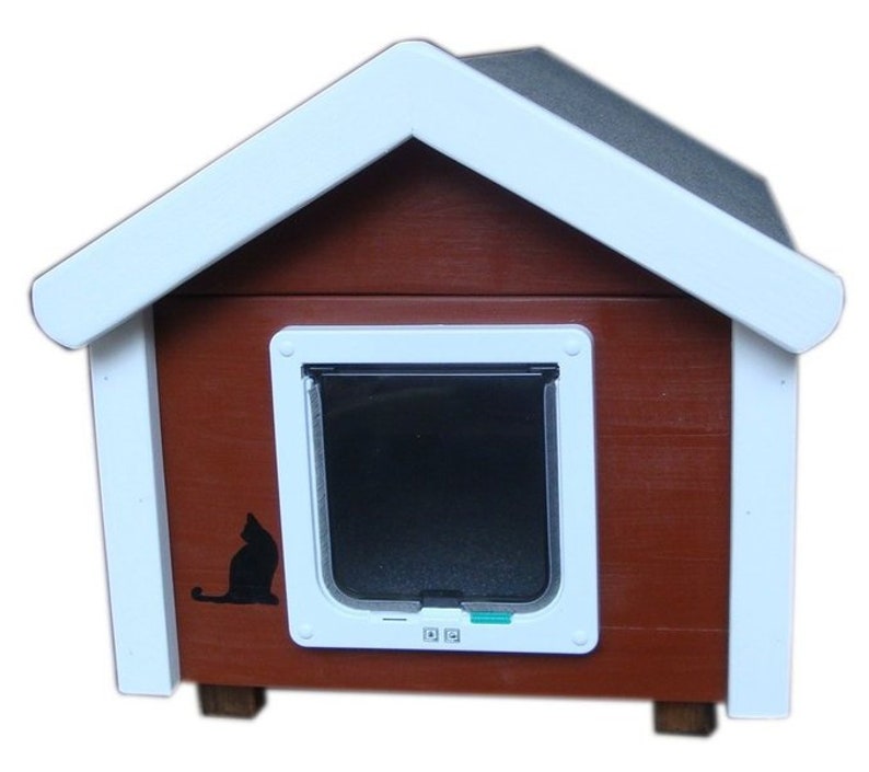 Outdoor Cat House North Sea Beach With Cat Flap Etsy UK